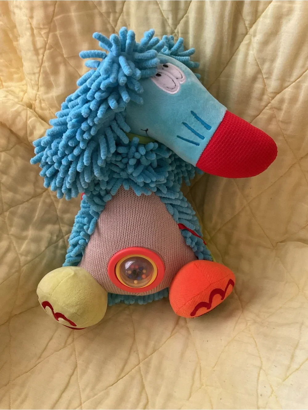 DOLCE AFGHAN HOUND SENSORY TOY for Newborn & up (14”)